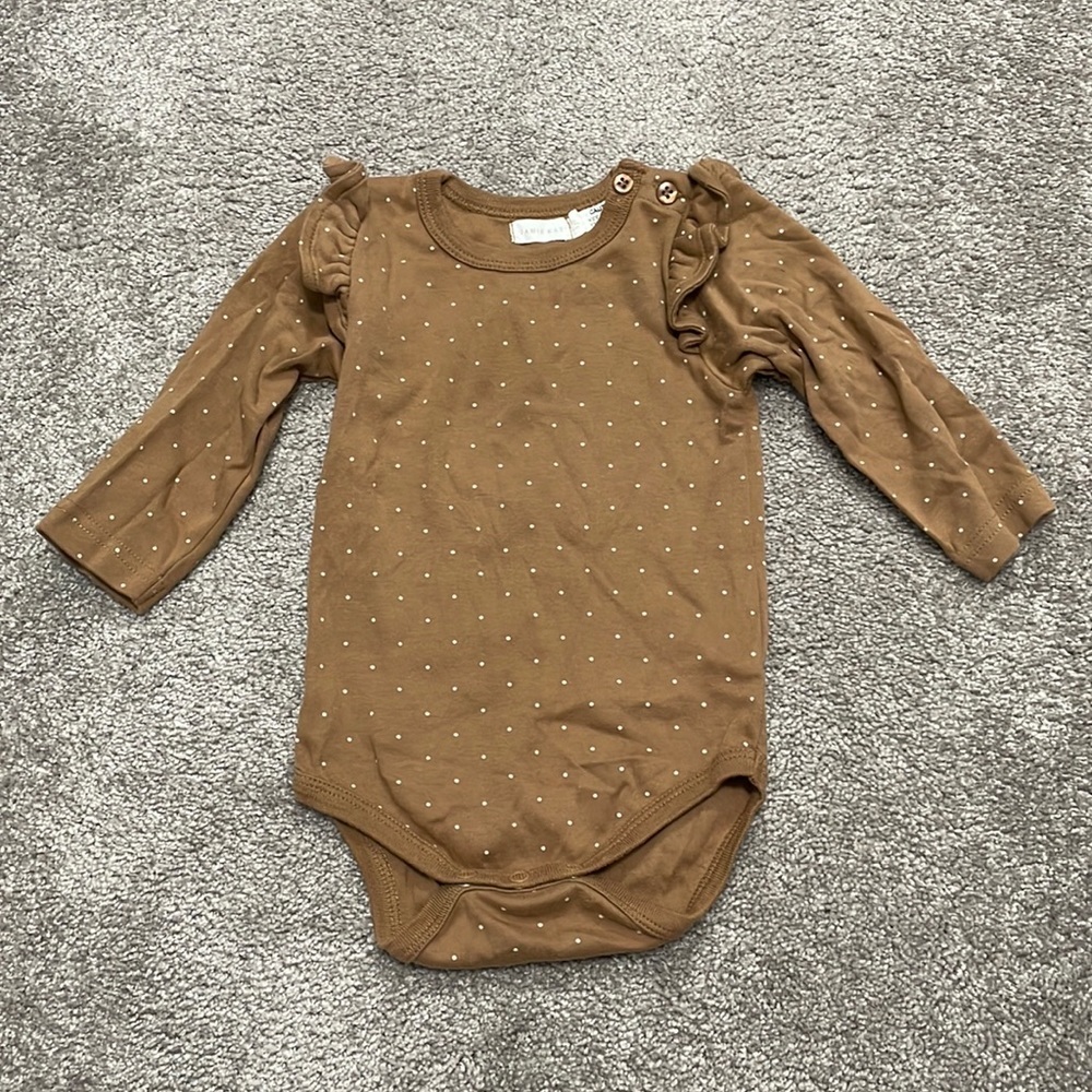 Jamie Kay Tiny Dots Frill Bodysuit